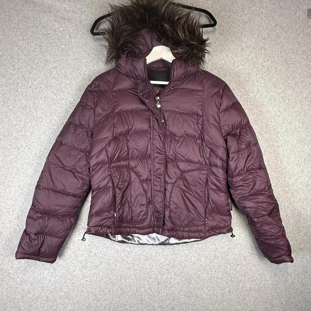 Calvin Klein Women's Size Large Purple Lightweight Packable Premium Down Jacket